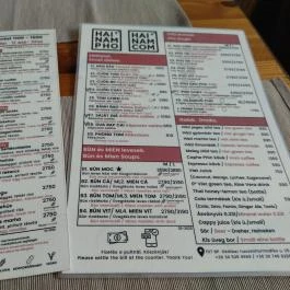 Hai Nam Com Budapest - Étlap/itallap