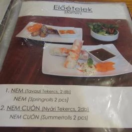 Hai Nam Pho Bistro Budapest - Étlap/itallap