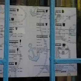 Hajós Caffee, Budapest - Étlap/itallap