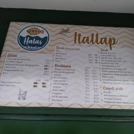 Halas Nagymaros Nagymaros - Étlap/itallap