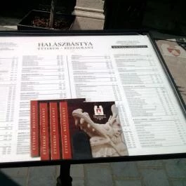 Halászbástya Étterem, Budapest - Étlap/itallap