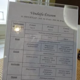 Véndiófa Étterem Zalaegerszeg - Étlap/itallap