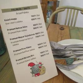 Halkakas Halbisztró - Dohány utca Budapest - Étlap/itallap