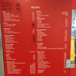 Hami Street Food Budapest - Étlap/itallap