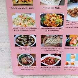 Hana Sushi Restaurant Budapest - Étlap/itallap