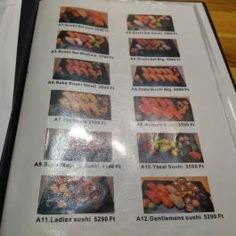 Hana Sushi Restaurant Budapest - Étlap/itallap