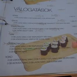 Hanami Sushi Bar - Europeum Budapest - Étlap/itallap