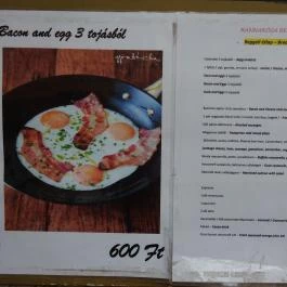 HannaRóza Étterem Budapest - Étlap/itallap