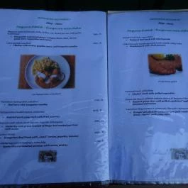 HannaRóza Étterem Budapest - Étlap/itallap