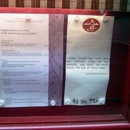 Hanoi Pho, Budapest - Étlap/itallap