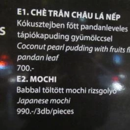 Hanoi Xua Autentikus Vietnámi Étterem, Budapest - Étlap/itallap