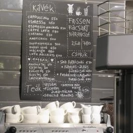 Három Tarka Macska - Teréz körút Budapest - Étlap/itallap