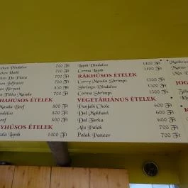 Hathi Étterem Budapest - Étlap/itallap