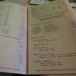 Hattyú Kávézó Budapest - Étlap/itallap