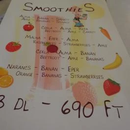 Hattyú Kávézó Budapest - Étlap/itallap