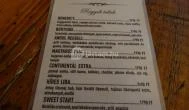 Házi/Állat Bistro Budapest - Étlap/itallap
