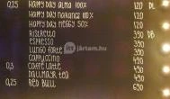 Házi/Állat Bistro Budapest - Étlap/itallap