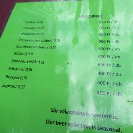 Hegyipatak Étterem Parádsasvár - Egyéb