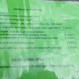 Hegyipatak Étterem Parádsasvár - Egyéb