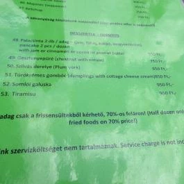 Hegyipatak Étterem Parádsasvár - Egyéb