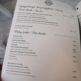 HerBar Budapest - Étlap/itallap