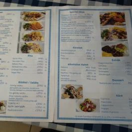 Heureka Original Greek Food Budapest - Étlap/itallap