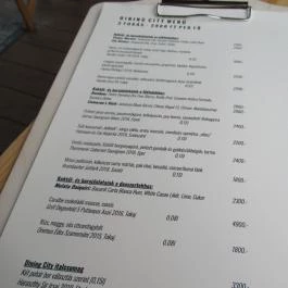 High Note SkyBar Budapest - Étlap/itallap