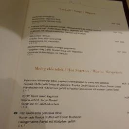 LÁNG Bistro & Grill, Budapest - Étlap/itallap