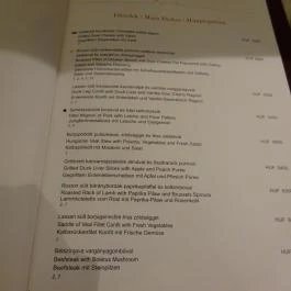 LÁNG Bistro & Grill, Budapest - Étlap/itallap