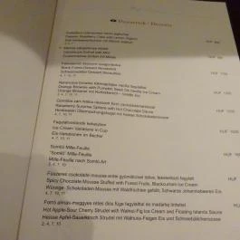 LÁNG Bistro & Grill, Budapest - Étlap/itallap