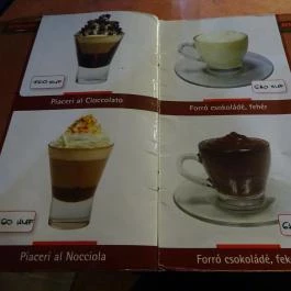 Hisztéria Kávézó & Fagyizó - WestEnd City Center, Budapest - Étlap/itallap