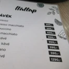 Hisztéria Kávézó & Fagyizó - WestEnd City Center, Budapest - Étlap/itallap