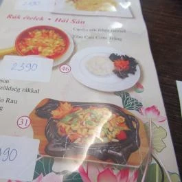 Hoa Sen Vietnámi Étterem Budapest - Étlap/itallap