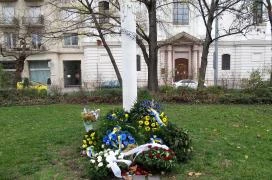 A holodomor áldozatainak emlékműve Budapest