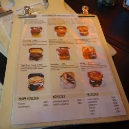 Holy Cow Burger Budapest - Étlap/itallap