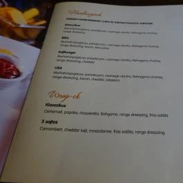 Home Field Gastro Pub Budapest - Étlap/itallap