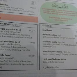 Home of Franziska Budapest - Étlap/itallap