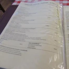 Horgásztanya Étterem Budapest - Étlap/itallap