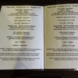 Hotel Azúr - Opus Étterem Siófok - Étlap/itallap