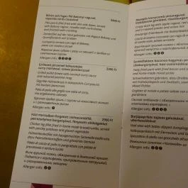 Hotel Hungaria City Center - Fiáker Étterem Budapest - Étlap/itallap