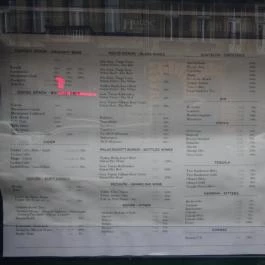 House Bar & Kitchen, Budapest - Étlap/itallap