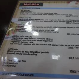 Hu Lu Lu Akácfa Budapest - Étlap/itallap