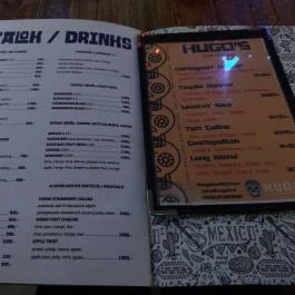Hugo's Mexican Bar & Kitchen Budapest - Étlap/itallap