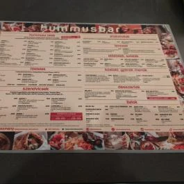 Hummusbar - Allee Budapest - Étlap/itallap