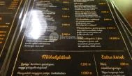 Hunyadi Gasztroműhely & BBQ Budapest - Étlap/itallap