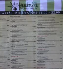 Due Fratelli Italian Restaurant and Pizzeria