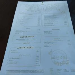 IDA Bistro Budapest - Étlap/itallap