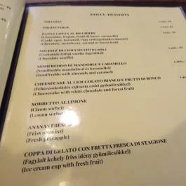 Il Terzo Cerchio Étterem & Pizzéria Budapest - Étlap/itallap