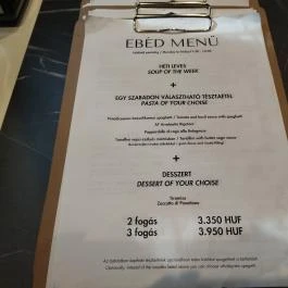 Impasto Ristorante Budapest - Étlap/itallap