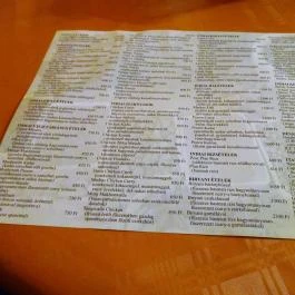 Kashmiri Büfé Buda Budapest - Étlap/itallap